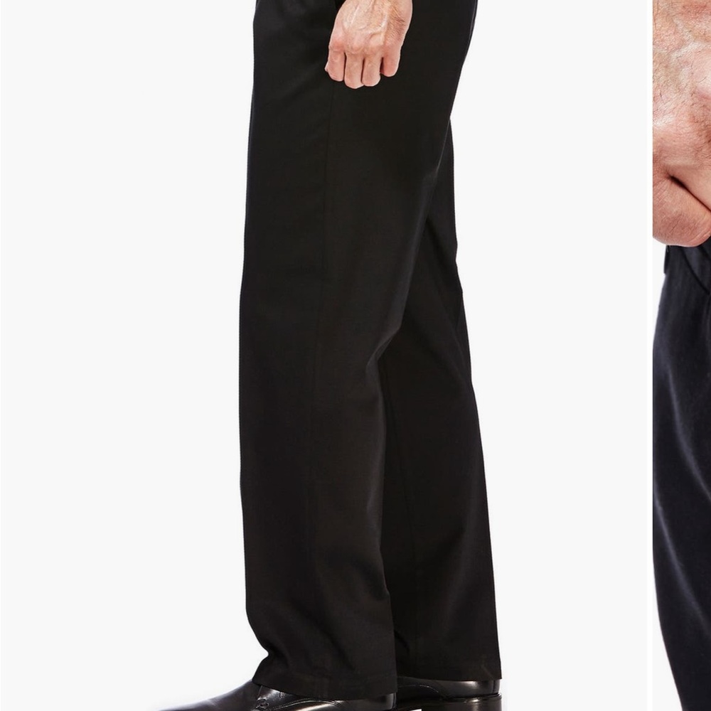 Haggar Men's Elegant Black Dress Pants - Picture 6 of 7